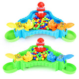 Novelty Frog Eat Beans Board Game Funny Strategy Game Family Parent-child Interactive Children Party Game Kids Stress Relief